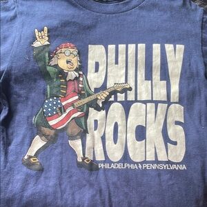 Blue Philly Rocks Kids T-Shirt